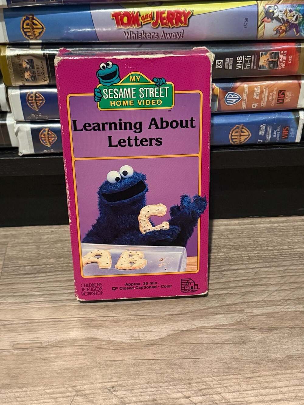 My Sesame Street Home Video Learning About Letters VHS Tape